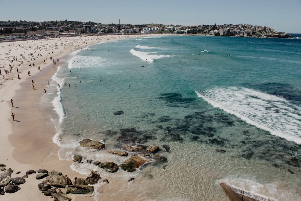 Panorama of Bondi beach